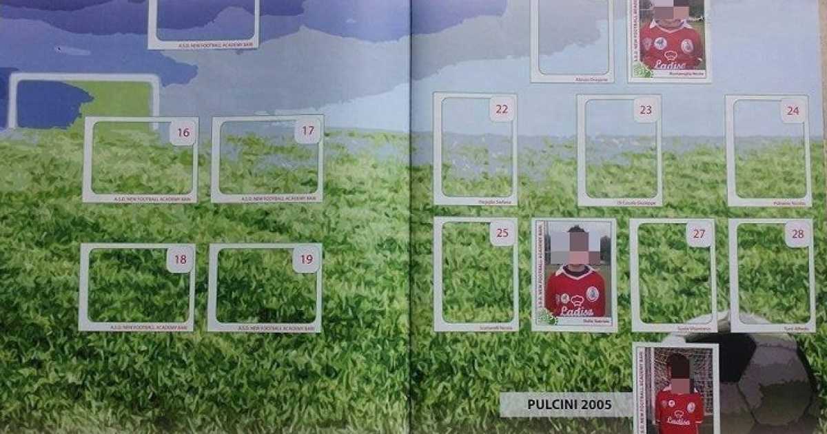 Gli album? Li fanno anche con le figurine dei bambini delle scuole calcio